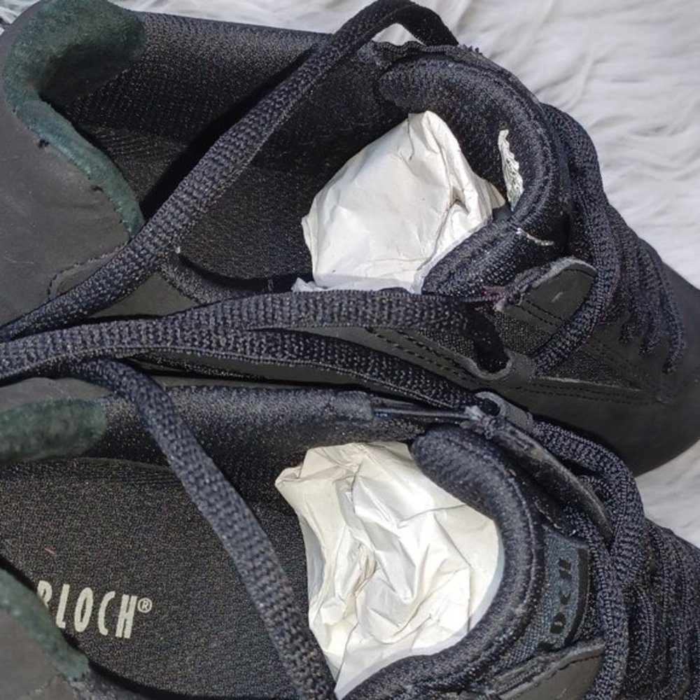New Bloch Stealth Low Profile Black Shoes Sneaker Street Dance Lace-up + Tote